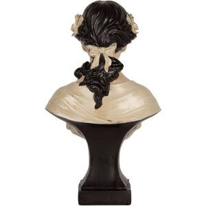 Clayre & Eef 6PR5550 Dekoration Büste Frau 18x12x31 cm Beige/Braun