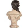 Clayre & Eef 6PR5553 Dekoration Büste Frau 12x8x20 cm Beige-Braun