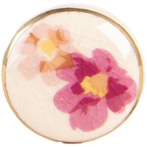 Clayre & Eef 66277 Türknopf Beige Rosa...