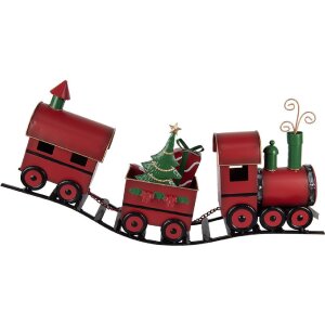 Clayre & Eef 5Y1294 Dekoration Zug 63x13x31 cm Rot