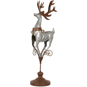 Clayre & Eef 5Y1297 Rentier 24x24x68 cm Grau