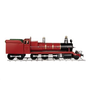 Clayre & Eef 5Y1304 Декорация Поезд 86x18x27 см Красный