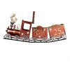 Clayre & Eef Декорация Поезд 79x15x37 см Красный