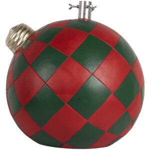 Clayre & Eef Подставка для елки 42x42x43 см Красный Зеленый