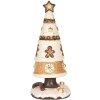 Clayre & Eef 6MG0145 Dekoration Weihnachtsbaum Braun Beige Ø 24x51 cm