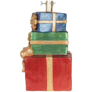 Clayre & Eef 6MG0149 Подставка для елки 25x28x48 см красно-золотистая