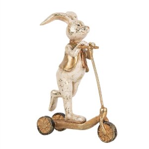 Clayre & Eef 6PR5144 Dekoration Kaninchen 13x6x17 cm...