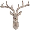 Clayre & Eef 6PR5522 Wanddekoration Hirsch 33x16x37 cm