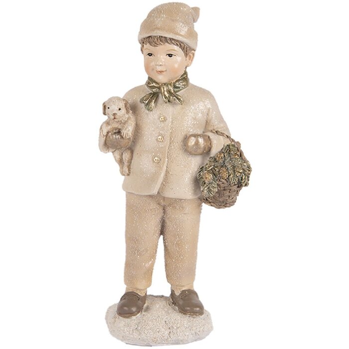 Clayre & Eef 6PR5535 Декорация Ребенок 9x7x18 см Бежевый