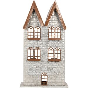 Clayre & Eef 6Y5811 Teelichthalter Häuser...