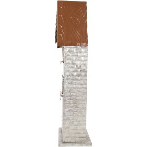 Clayre & Eef 6Y5811 Teelichthalter Häuser 30x13x54 cm Grau