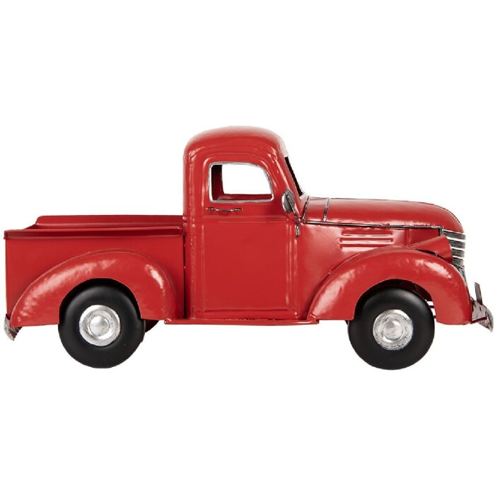 Clayre & Eef Декоративный грузовик 45x22x21 см красный