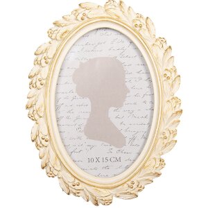 Clayre & Eef 2F1313 Fotorahmen 15x20 cm Beige-Gold...