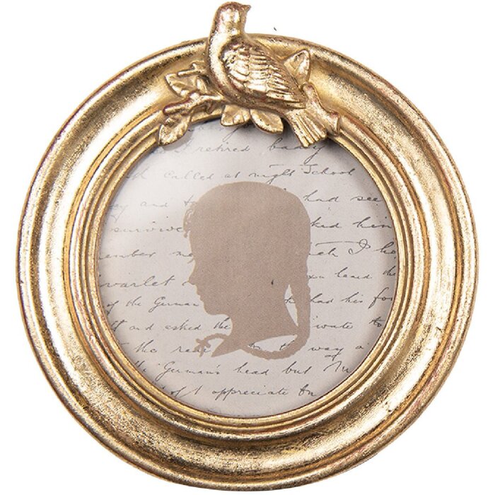 Clayre & Eef 2F1326 Fotorahmen 10x2x11 cm / Ø 8 cm