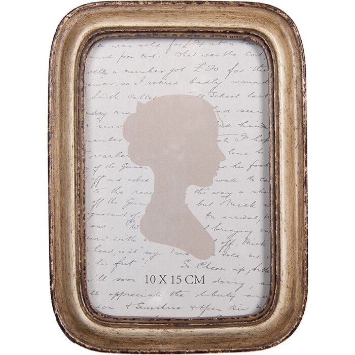 Clayre & Eef 2F1335 Fotorahmen 14x2x19 cm für 10x15 cm Fotos