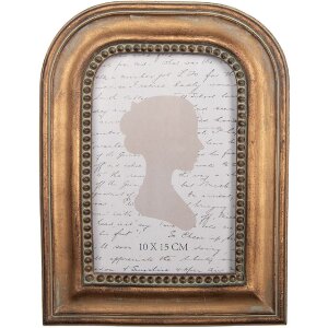 Clayre & Eef 2F1339 Fotorahmen 16x21 cm Gold 10x15 cm