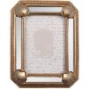 Clayre & Eef 2F1341 Fotorahmen 9x2x12 cm / 6x9 cm Goldfarbig