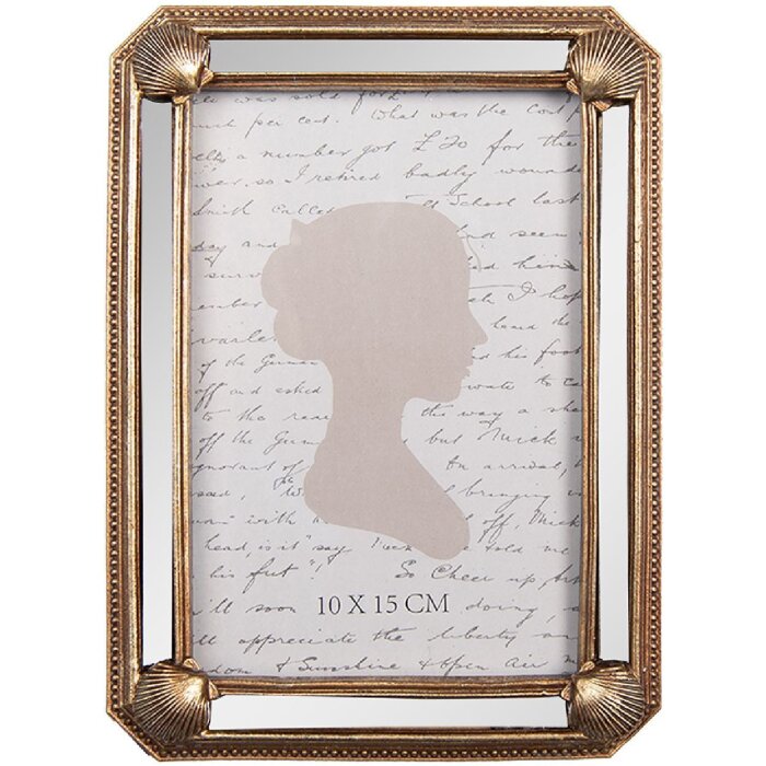 Clayre & Eef 2F1342 Fotorahmen 13x2x18 cm für 10x15 cm Bilder