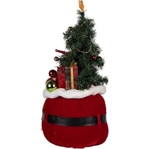 Clayre & Eef 50829 Dekoration Weihnachtsbaum mit LED Ø 30x70 cm