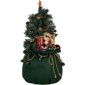 Clayre & Eef 50830 Dekoration Weihnachtsbaum mit LED...