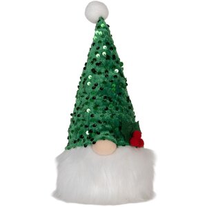 Clayre & Eef Декоративный гном со светодиодом 10x10x25 см