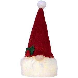 Clayre & Eef Декоративный гном со светодиодами 10x10x25 см