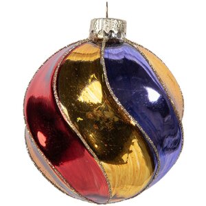 Clayre & Eef 6GL5100 Christbaumkugel Ø 8x8 cm...