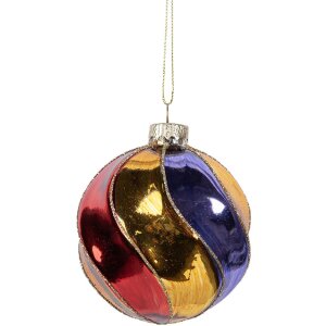 Clayre & Eef 6GL5100 Christbaumkugel Ø 8x8 cm...