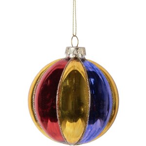 Clayre & Eef 6GL5101 Christbaumkugel Ø 8x8 cm...