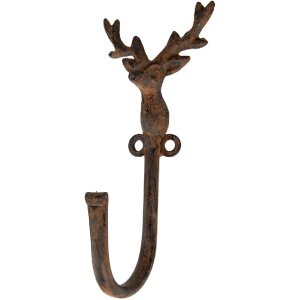 Clayre & Eef 6Y5947 Wandhaken 8x6x16 cm Braun