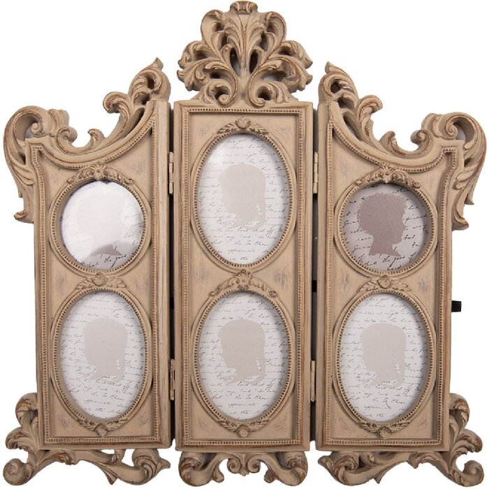 Clayre & Eef 2F1318 Фоторамка 31x2x30 см / 4.7x9 см / Ø 6 см