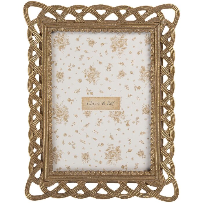 Clayre & Eef 2F1350M Fotorahmen 18x3x23 cm / 13x18 cm