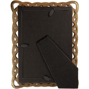 Clayre & Eef 2F1350S Fotorahmen 16x3x20 cm / 10x15 cm goldfarben