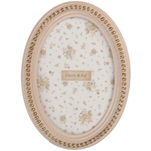 Clayre & Eef 2F1370S Fotorahmen 13x2x18 cm / 10x15 cm Rosa Gold