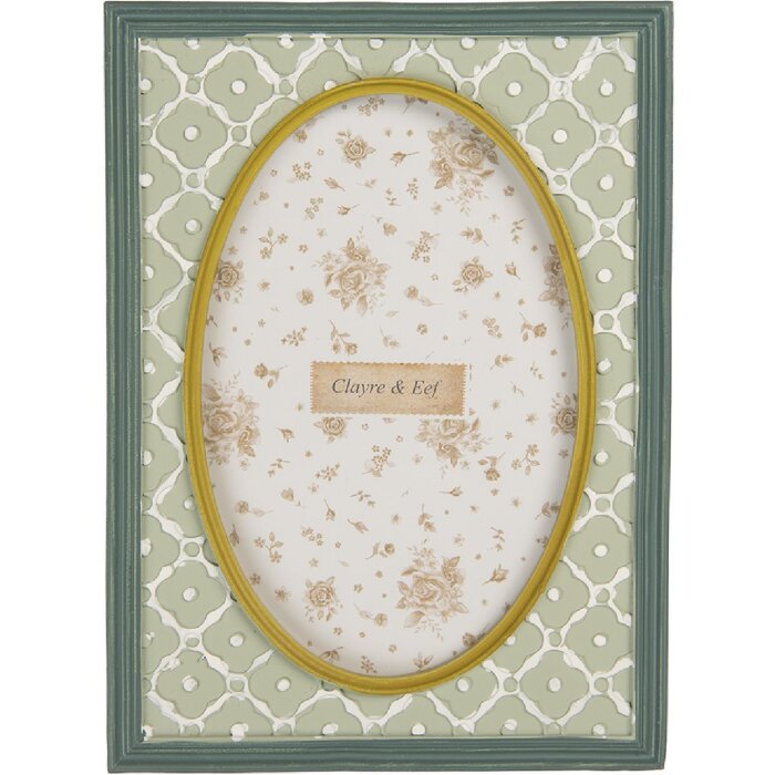 Clayre & Eef 2F1347 Fotorahmen 14x2x19 cm für 10x15 cm Fotos