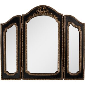 Clayre & Eef 62S317 Spiegel 38x2x34 cm Schwarz &...