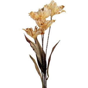 Clayre & Eef 6PL0403BE Dekoration Zweig mit Blumen...