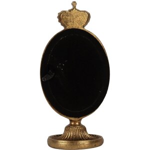 Clayre & Eef 2F1340 Fotorahmen 9x6x17 cm / 7x9 cm Goldfarbig