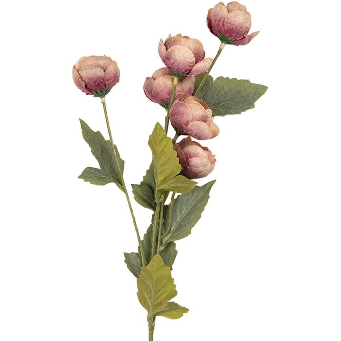 Clayre & Eef 6PL0409P Dekoration Zweig mit Blumen 10x10x63 cm