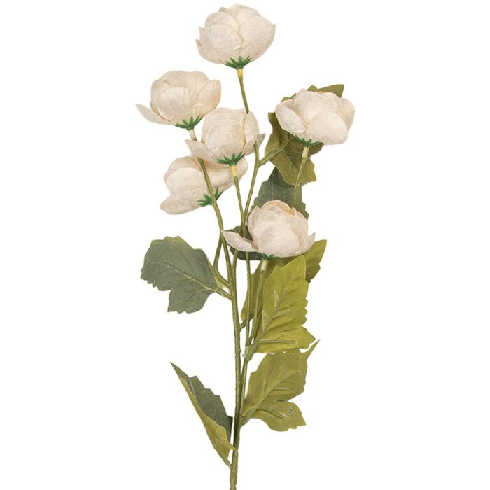 Clayre & Eef Декоративная ветка с цветами 10x10x63 см