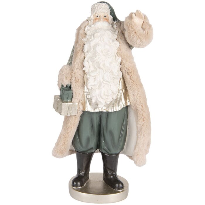 Clayre & Eef Декорация Санта Клаус 20x15x42 см