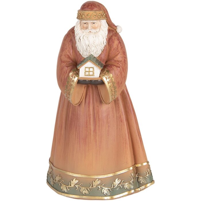 Clayre & Eef 6PR5543 Декорация Санта Клаус 17x13x27 см