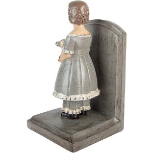 Clayre & Eef 6PR5552 Подставка для книг 2 шт. 23x11x20 см Серый