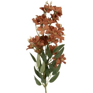 Clayre & Eef Декоративная ветка с цветами 72 см Braun/Grün