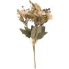 Clayre & Eef Декоративная ветка с цветами 10x10x32 см Бежево-зеленая
