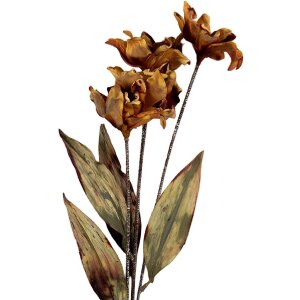 Clayre & Eef 6PL0403LO Dekoration Zweig mit Blumen...