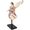 Clayre & Eef Декорация Ангел 23x21x42 см Бежево-Белый
