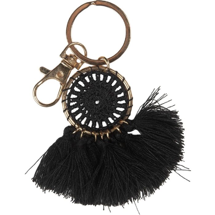 Juleeze JZKC0214Z черный брелок 4x1x7 см