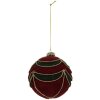 Clayre & Eef Рождественский шар 8 см красно-зеленый