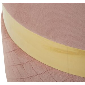 Набор пуфов с местом для хранения Sheffild от Mauro Ferretti, розовый, 2 шт.